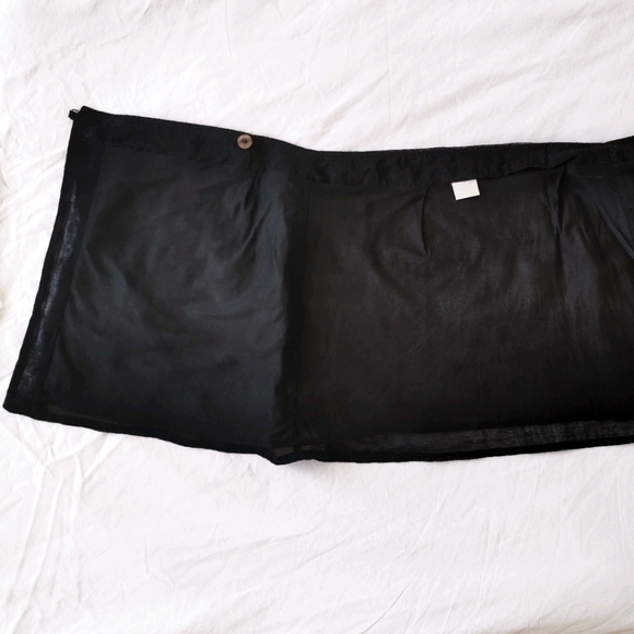 Vintage Sheer Wrap Skirt - Picture 7 of 9